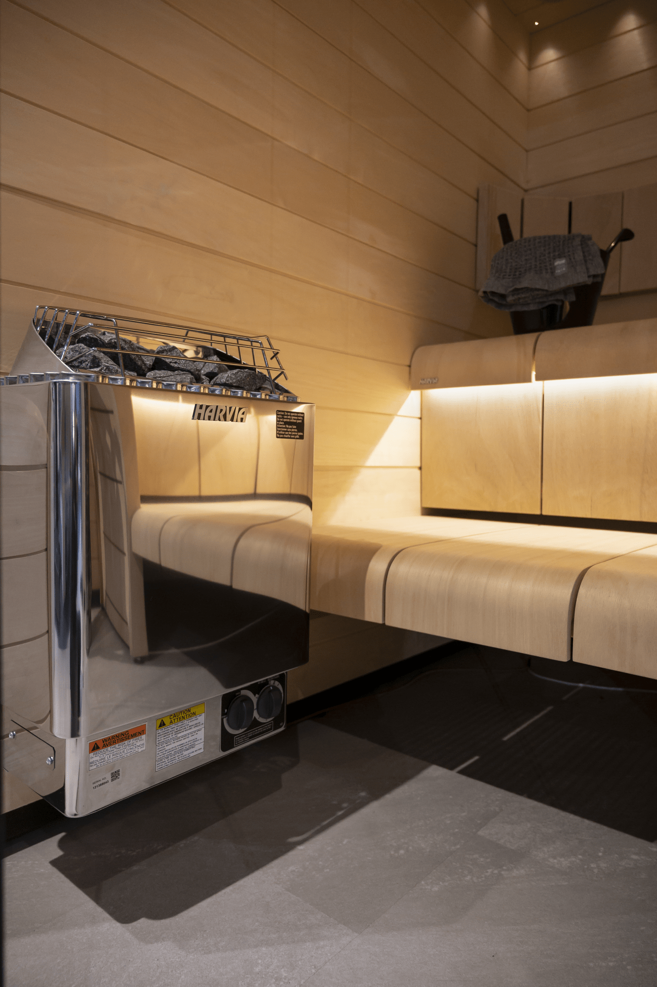 Harvia KIP Series Stainless Steel Sauna Heater with Built - In Time & Temperature Controls - Biohack Your Sauna