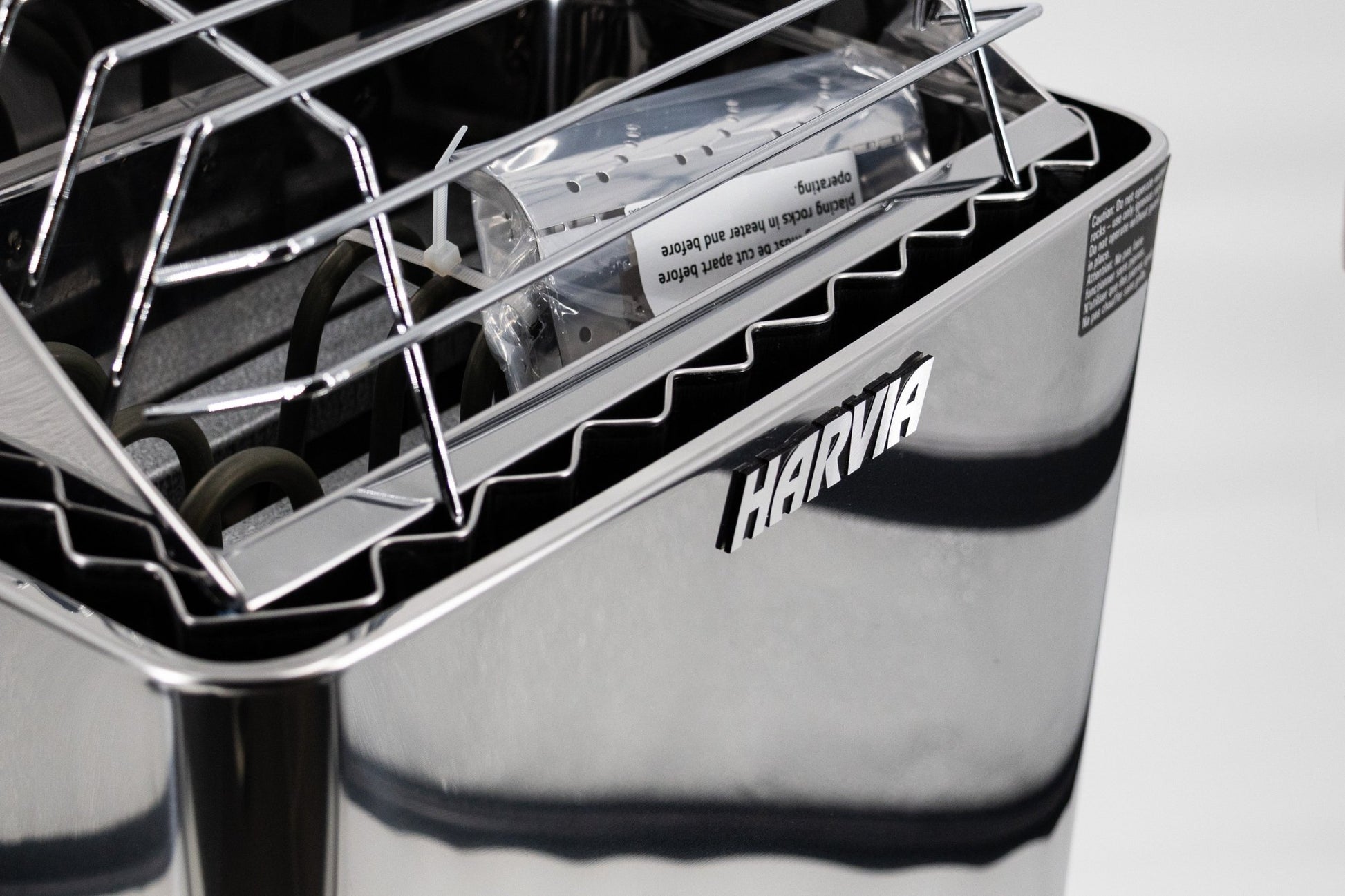 Harvia KIP Series Stainless Steel Sauna Heater with Built - In Time & Temperature Controls - Biohack Your Sauna