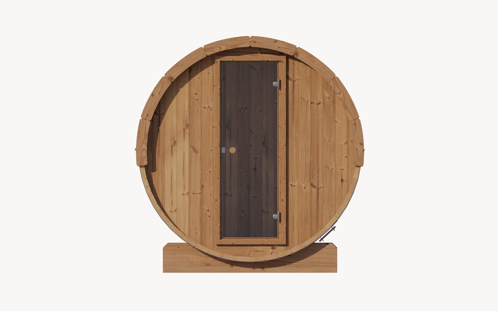 SaunaLife Model E6 Outdoor Barrel Sauna - Biohack Your Sauna